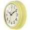 Infinity Instruments Nostalgic 9.5 in. Plastic Clock - Yellow 20306AURA-4544 - alternate 6